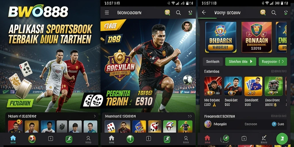 Tampilan utama BWO888 dengan gameplay Sportsbook yang menarik.