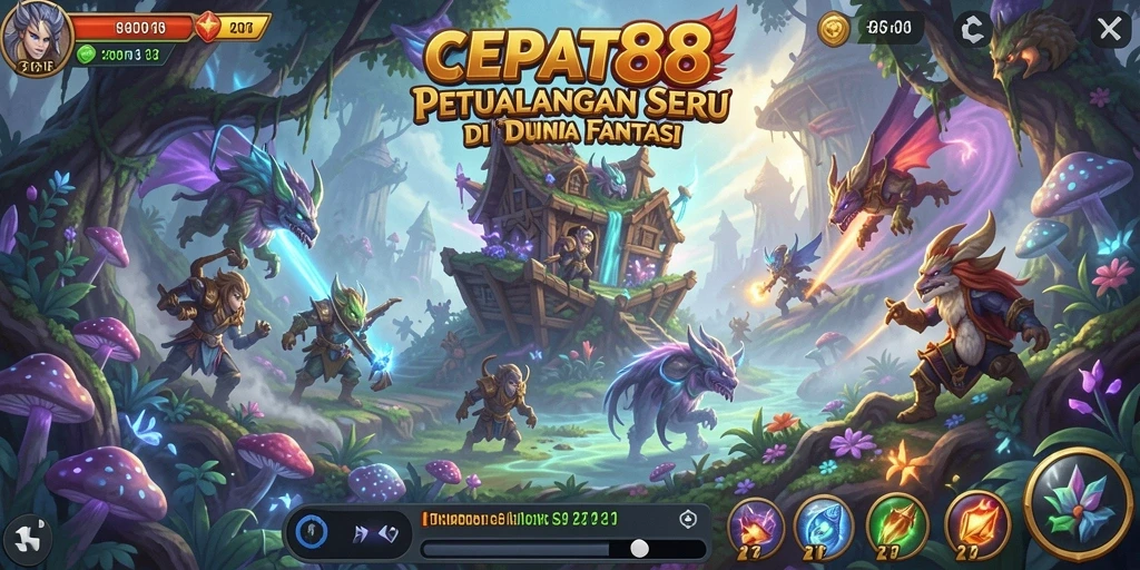 Tampilan gameplay CEPAT88 yang mengasyikkan dalam dunia petualangan.