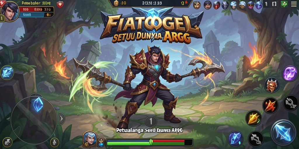 Tangkapan layar permainan FIATOGEL yang menampilkan pertarungan seru.