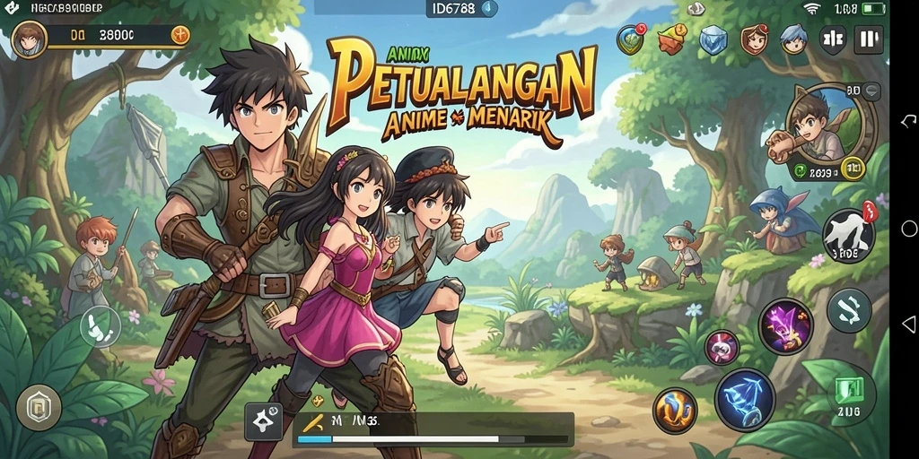 Gameplay seru ID6788 dengan karakter anime menarik.