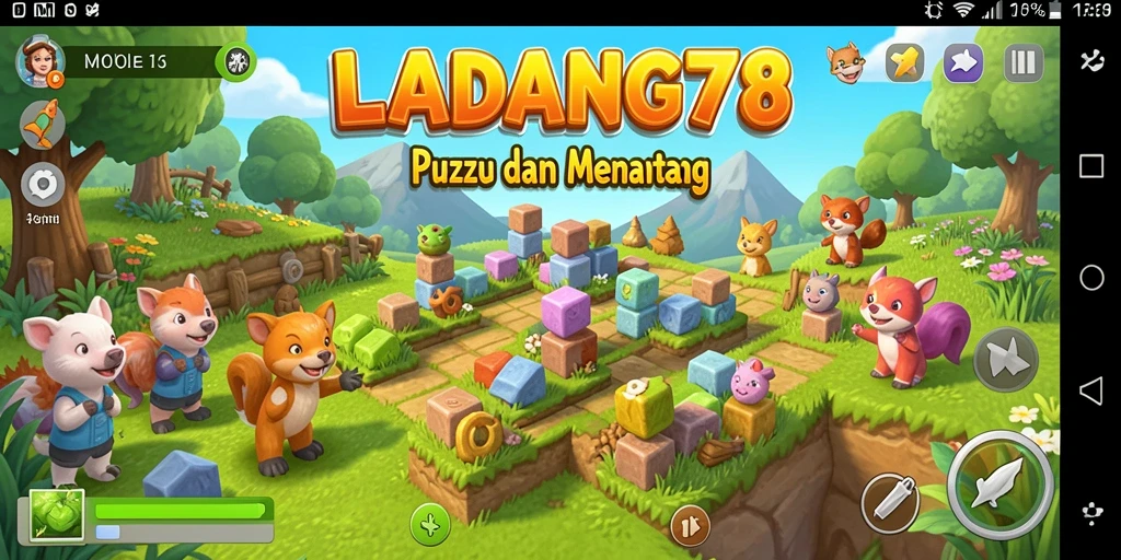 Tampilan gameplay <strong>LADANG78</strong> yang seru dan menantang.