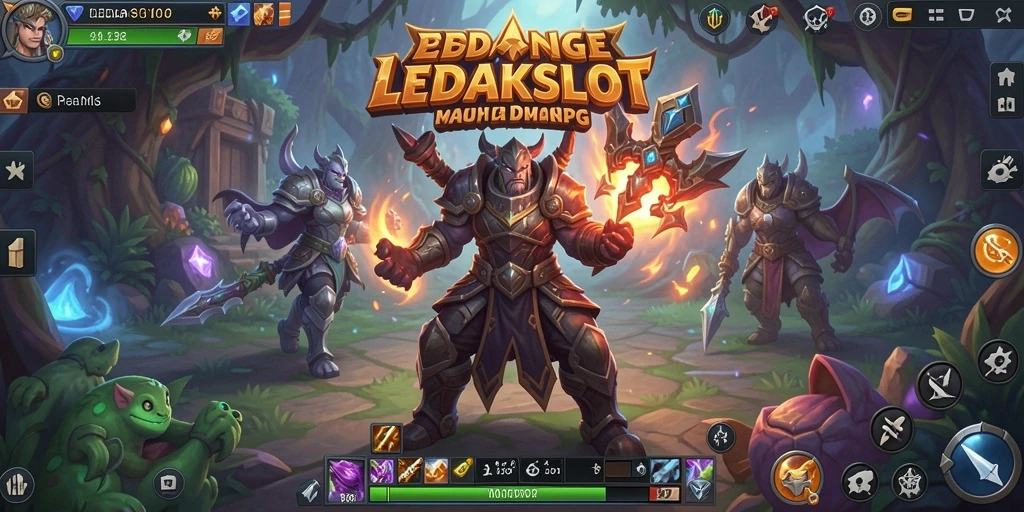 Tampilan dinamis dari gameplay LEDAKSLOT yang menarik.