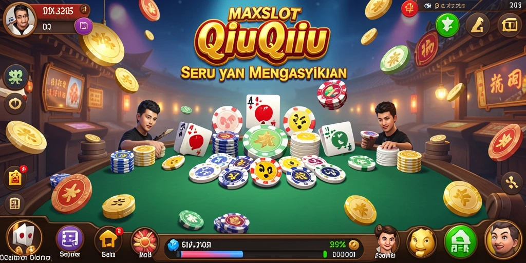 Screenshot gameplay QiuQiu yang memukau dan interaktif.