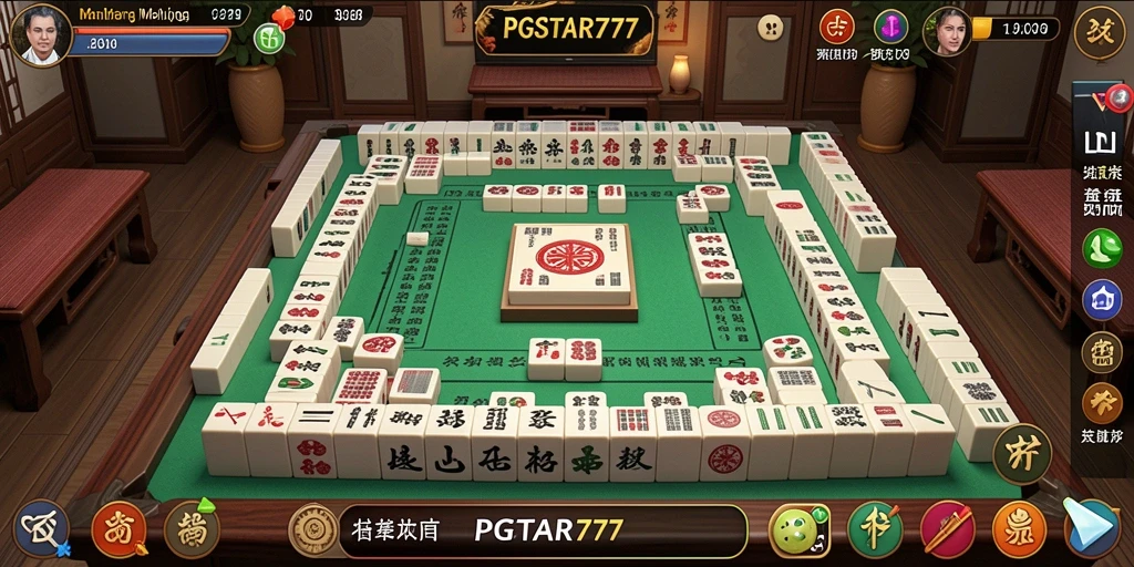 Tampilan screenshot PGSTAR777 menampilkan gameplay Mahjong yang menarik.