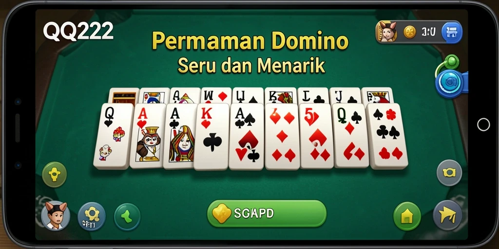 Tampilan gameplay Domino yang menarik dan mengasyikkan.